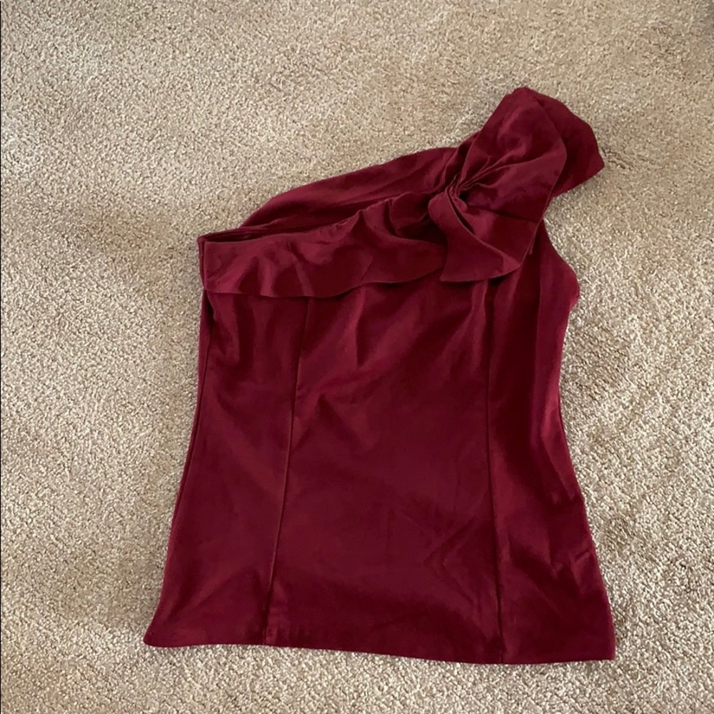 One shoulder dressy top